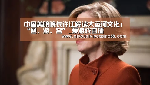 中国美院院长许江解读大运河文化:“通、游、容”_爱游戏直播(图1) 爱游戏娱乐